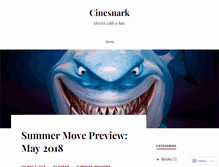 Tablet Screenshot of cinesnark.com